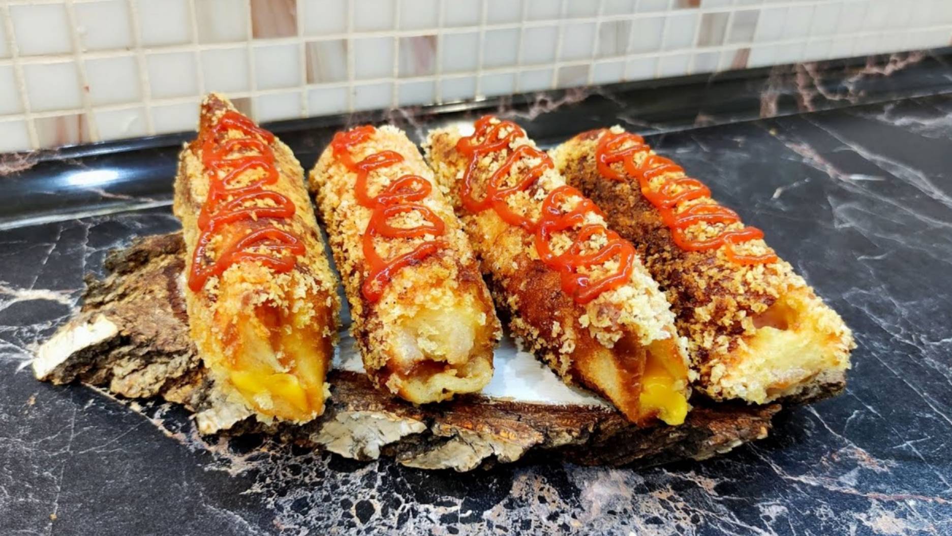 Хрустящие трубочки с начинкой. Готовлю на завтрак или перекус. Хот Дог. #топыкатегорий смотреть онлайн