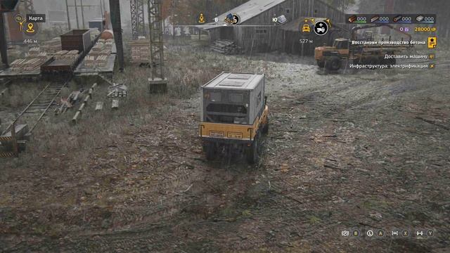 RoadCraft Demo. Сквозь помехи. Запись#5. Везу генератор. (PC)