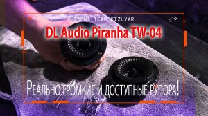 Реально громкие и доступные 98мм рупора (твитера) для готовых обшивок! DL Audio Piranha TW-04
