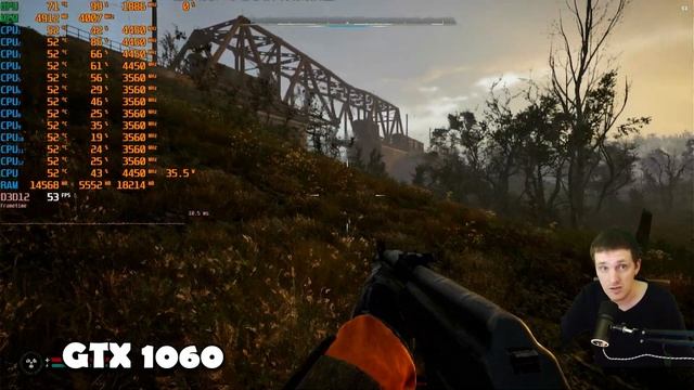 STALKER 2 Heart of Chornobyl Patch 1.2 на слабом пк GTX 1060 Ryzen 5 5500GT смотреть онлайн