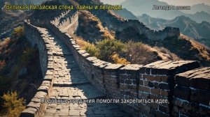 Великая Китайская стена: ТАЙНЫ И ЛЕГЕНДЫ #Китай #Истор?