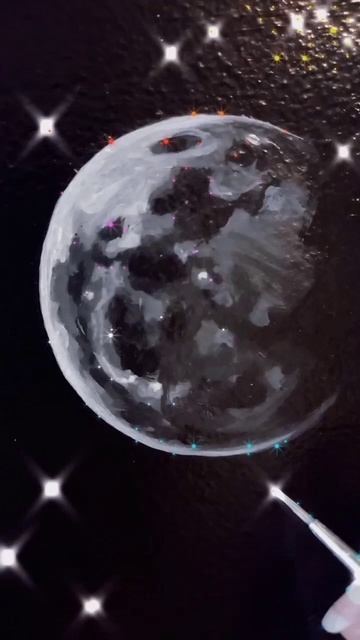 Рисую луну) #искусство #художник #картина #космос #moon #art #artwork #artist #cosmos смотреть онлайн