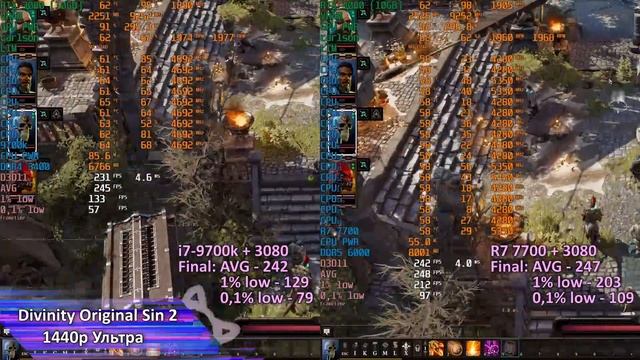 I7-9700k Vs Ryzen 7 7700 в играх. Получился ли апгрейд?