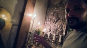 Ночь в Храме Гроба Господня в Иерусалиме / Место погре?