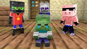 Малыш Зомби был Похищен— Мультик с Персонажами Майнкрафт