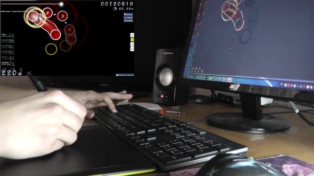 osu! - AlexPlus -"Green Green Dance" с камеры смотреть онлайн