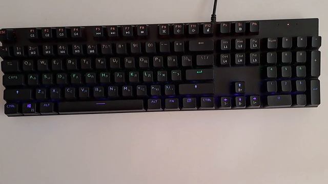 Механическая клавиатура Saibot KX-14 подсветка смотреть онлайн