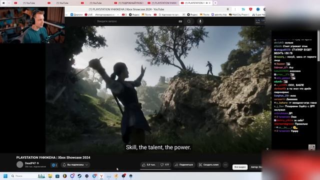 СТИНТ СМОТРИТ: PLAYSTATION УНИЖЕНА | Xbox Showcase 2024 // DeadP47 смотреть онлайн