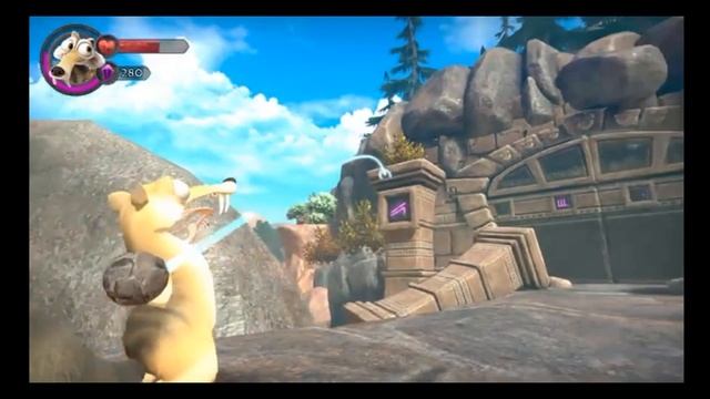 Ледниковый период сумасшедшее приключение Скрэта! прохождение #1 смотреть онлайн