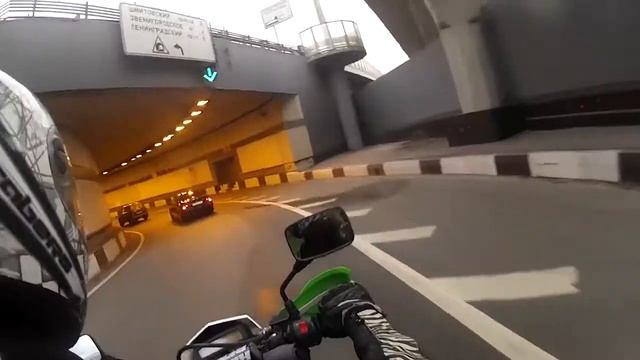 Пассажиром на KLX250