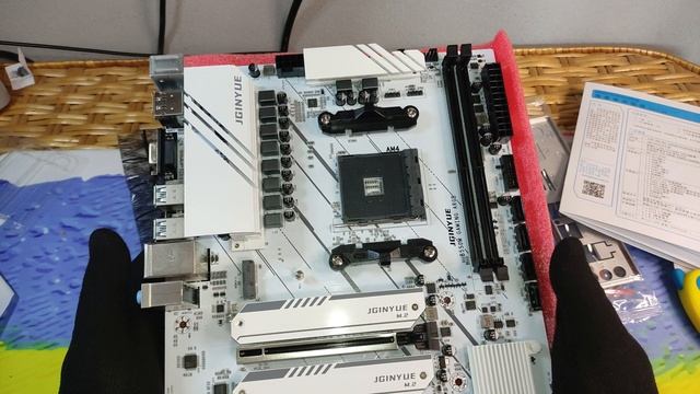 Розпакування материнської плати JGINYUE B550M GAMING ARGB з AliExpres