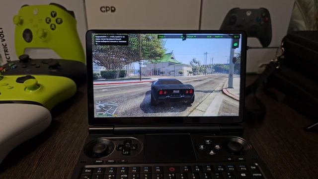 GPD Win Mini 2024 8840 тест 10-15w Cyberpunk, GTA5 мини обзор