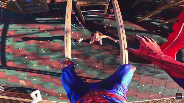 Спайдермен спасается от сумашедшой девушки паркур от сумашедшой девушки