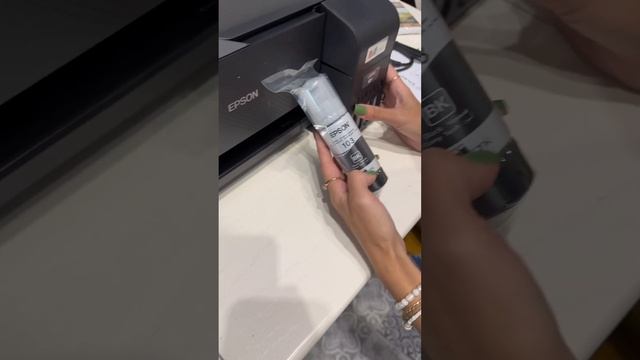 Принтер Epson EcoTank L3250 / Распаковка / Заправка краски / Печ?