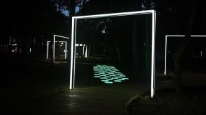 Парк света в Гурьевске Калининградской области