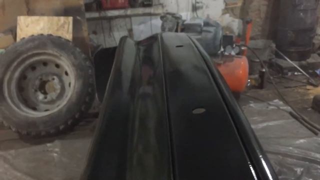 Покраска бампера ваз 2114 (золотой лист)