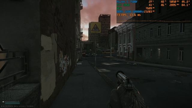Escape from Tarkov - Ryzen 5 7500F + RTX 4060 - Улицы Таркова - 1080p смотреть онлайн