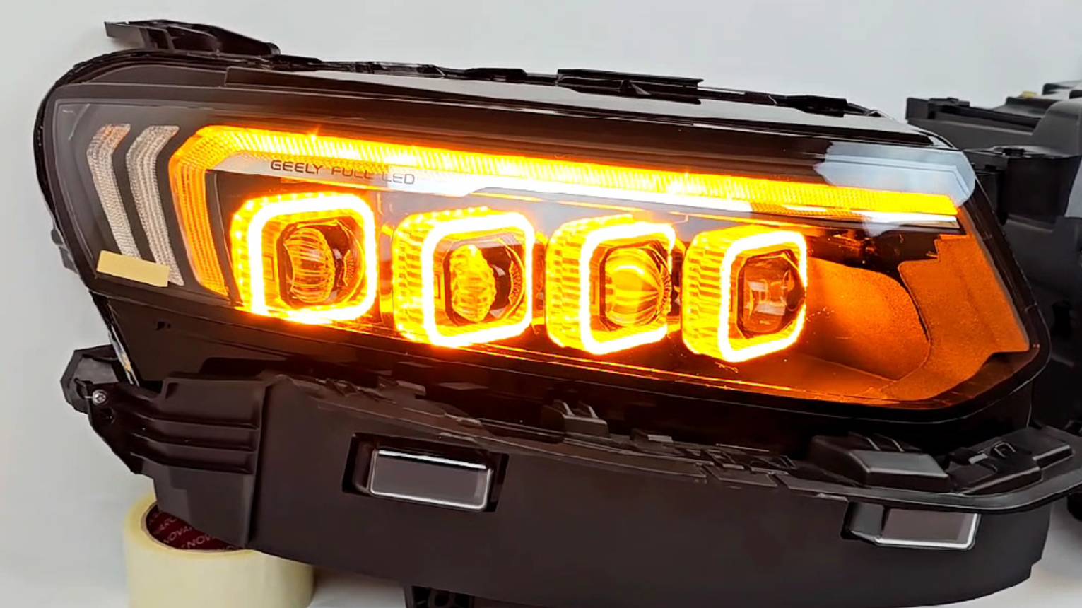 Geely Tugella тюнинг фар бугатти! Работа Ledstudio! смотреть онлайн