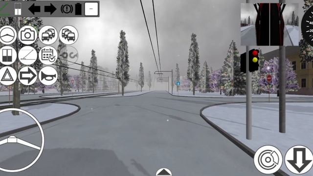 Катаюсь на троллейбусе КТГ-1 Игра: Micro-Trolleybus-Simulator Карта
