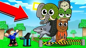 СОЗДАЛ БОСС СПРУНКИ БРЕЙНРОТ ЖИВОТНОЕ В МАЙНКРАФТ МОД SPRUNKI