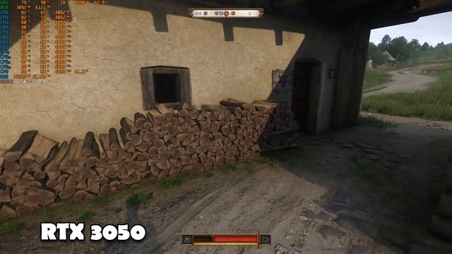 Kingdom Come Deliverance 2 на игровом ноутбуке RTX 3050 I511400H