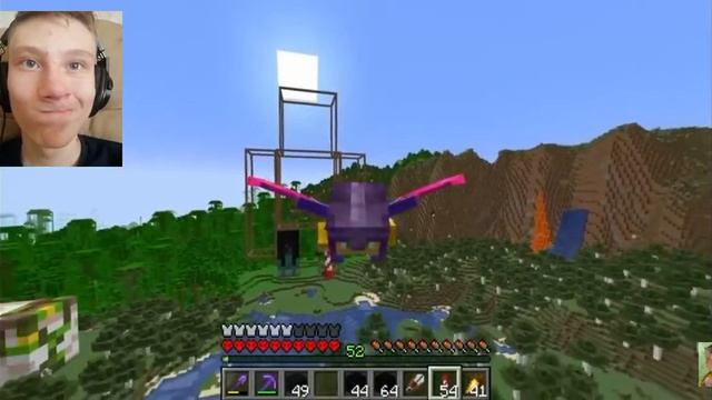 парадикс построил вардена статую в майнкрафт хардкоре реакция на Paradikxsa