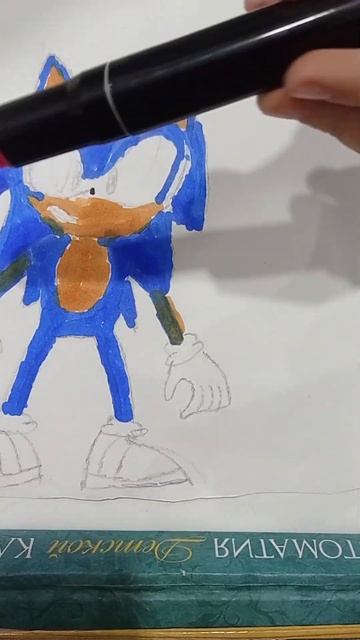 нарисовал соника поэтапно смотреть онлайн