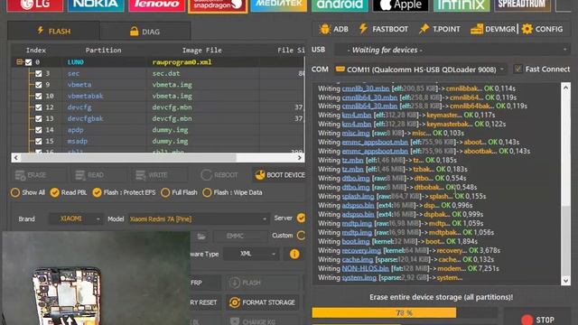 Redmi 7A прошивка/ Unlocktool