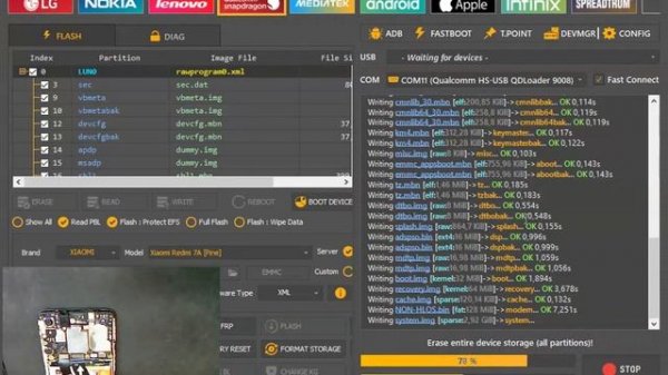 Redmi 7A прошивка/ Unlocktool