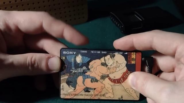 SONY SRF-220 Card Radio 🇯🇵 AM часть 2.