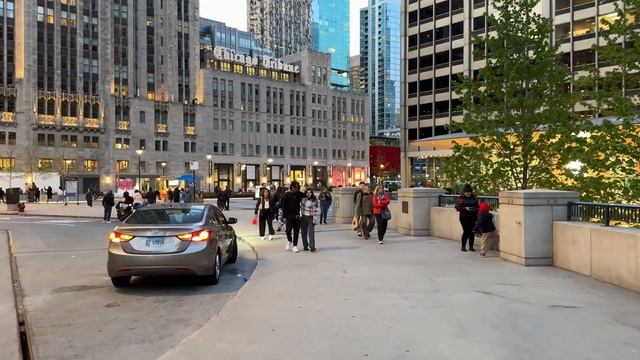 Шикарная Вечерняя прогулка, по улицам ЧИКАГО! смотреть онлайн