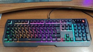 Демонстрация подсветки клавиатуры A4Tech Bloody B140N
