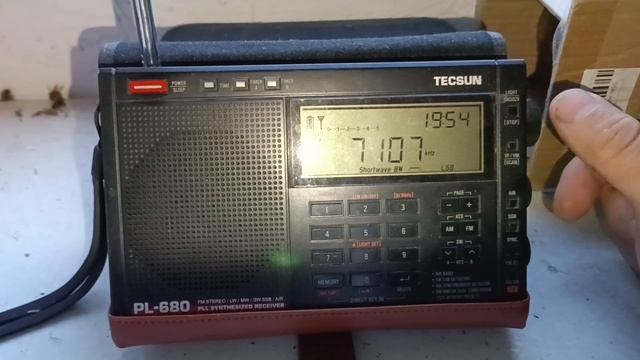 TECSUN PL-680 вечерний скан на даче в дали от города на хлыст