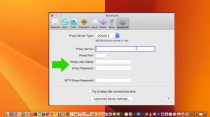 Настройка прокси в Transmit на MacOS