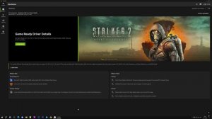 S.T.A.L.K.E.R. 2 Обновление драйверов NVIDIA