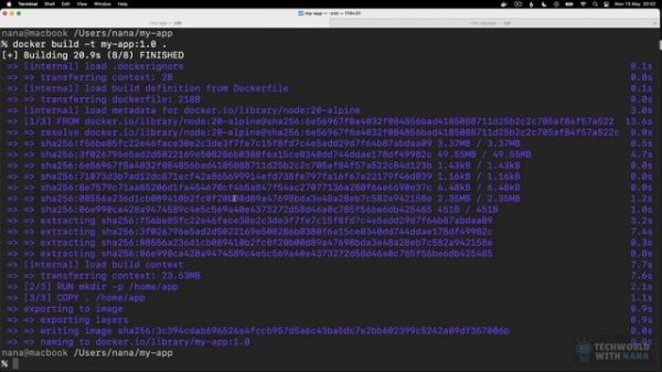 7.10 Dockerfile Build your own Docker Image