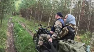 Трицикл СР-32 Тайфун, тихая охота за грибами!