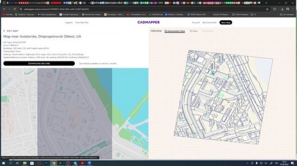 Как работать с openstreetmap | cadmapper в Revit для курсовой работы