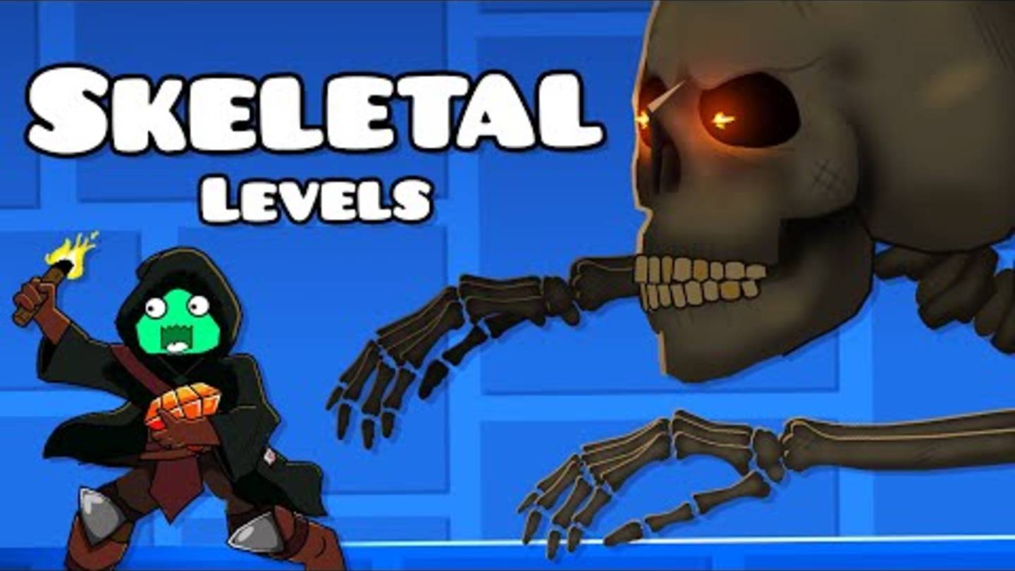 Skeletal Shenanigans Levels | Geometry Dash 2.2 Уровни со скелетными трюками | Geometry Dash 2.2