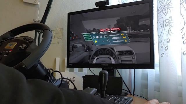 Как настроить игровой руль для симулятора вождения смотреть онлайн