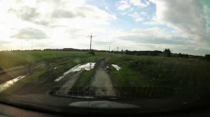 Ларгус Кросс на бездорожье. Объезд пробки на Горьковском повороте, Чебоксары, Чувашия.