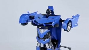 Машинка-робот трансформер (23см) на радиоуправлении (иг