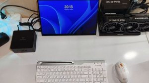 MINISFORUM Oculink адаптер DEG1 + Elite UM890 PRO + GAINWARD RTX 4070 TI Super PHOENIX GS