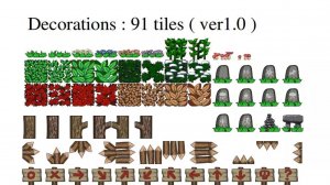 Asset Unity - Too Cube Forest, the free 2D platformer game tile set.