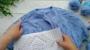 Французская кофточка спицами. Часть 2