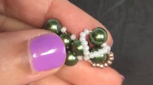 DIY pearl bracelet(zigzag embellishments)(Very clear Tutorial)