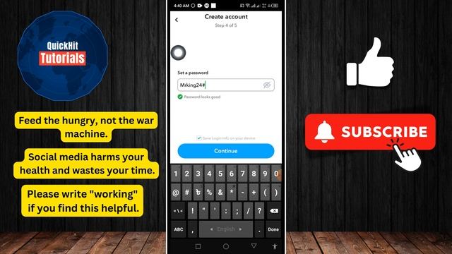 Как создать пароль в Snapchat | Как установить пароль в Snapch