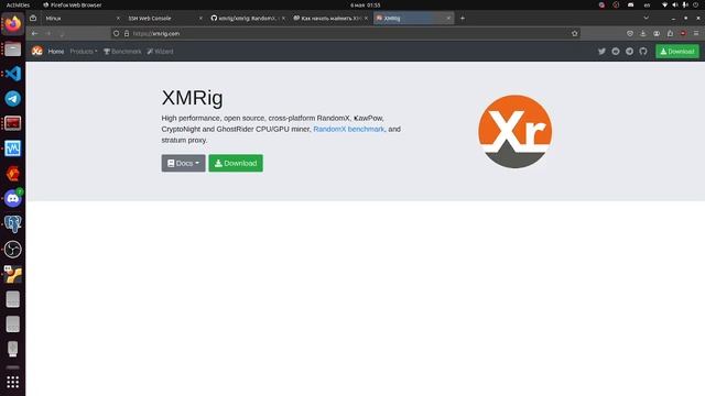 2. Запуск майнинга на ЦПУ (процессоре) | MINUX-OS Версия 1.0.0 | смотреть онлайн