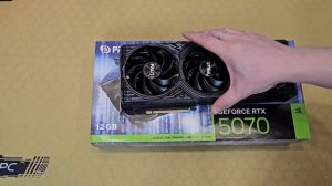 Распаковка и обзор видеокарты NVIDIA GeForce RTX 5070 Palit GamingPRO 12G