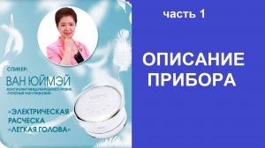 1.ОПИСАНИЕ ПРИБОРА "Электрическая расческа ЛЕГКАЯ ГОЛОВА"